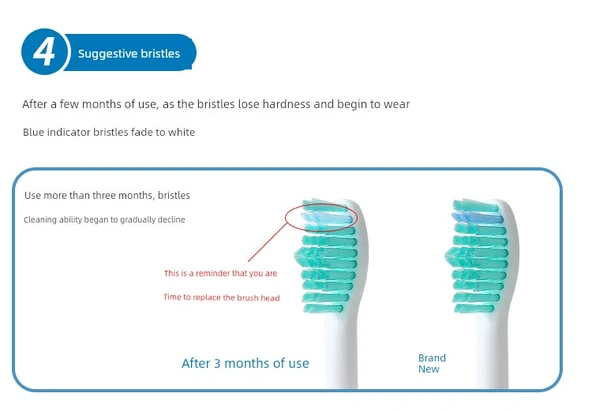 Elektrikli Diş Fırçası Başlığı - Gum Care - 8 Adet - 10