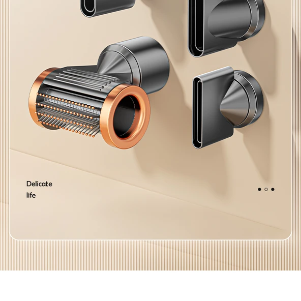 Manyetik Emme Başlık Rafı - Dyson HD16 HD15 - Krem Beyazı - 8