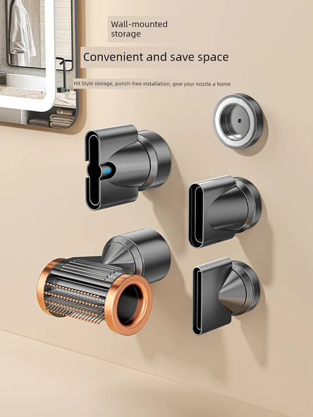 Manyetik Emme Başlık Rafı - Dyson HD16 HD15 - Krem Beyazı - 3