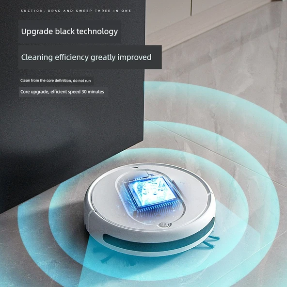 S30 28 İnç Beyaz Süpürge Robotu - Resmi Standart + Emme Yükseltmesi - 3