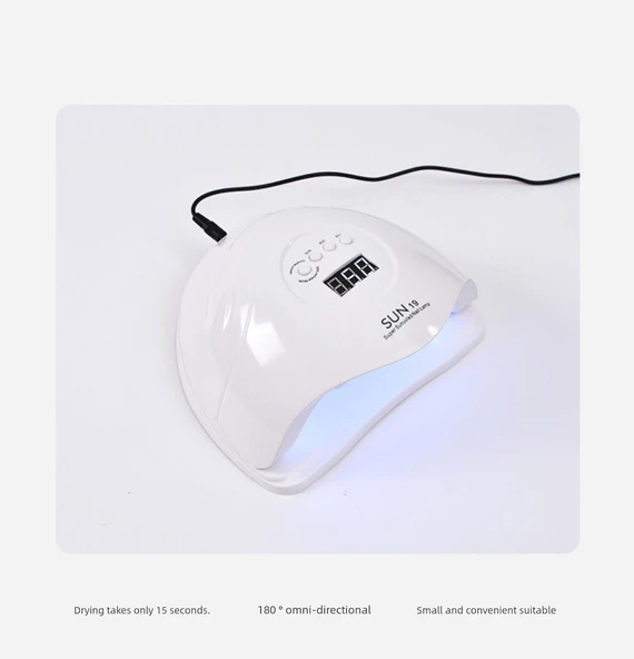 80W LED Tırnak Lambası - Kabuğu Kırmızı Işık Güç Depolama - 9