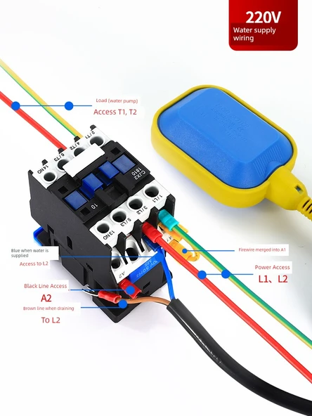Otomatik Su Seviyesi Kontrol Cihazı - Sınıf A Yuvarlak - 5 m - Resim 3