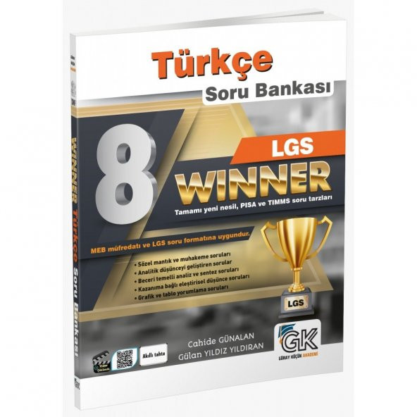 Güray Küçük Akademi Gür 8. Sınıf  Türkçe Winner Soru Bankası ürün görseli 1