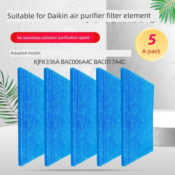 Hava Temizleme Filtresi - 3 Adet - Daikin MC70KMV2 MCK57LMV2 BAC00A4C Uyumlu - 3