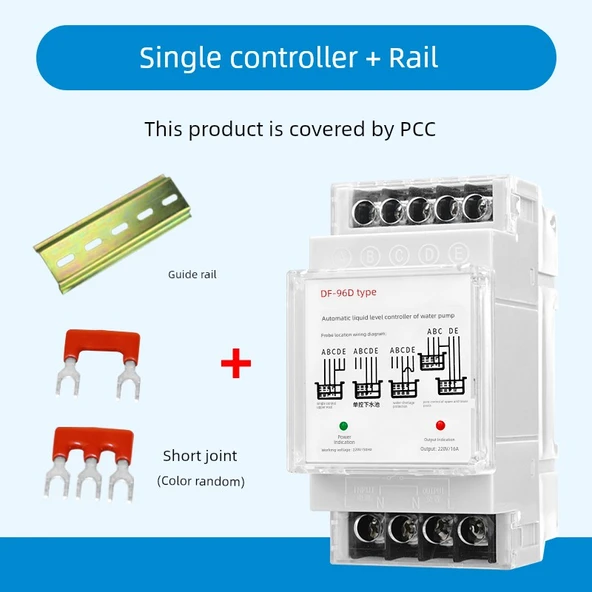 220V Float Switch - Tek Kontrolcü (Besleme Rayı)