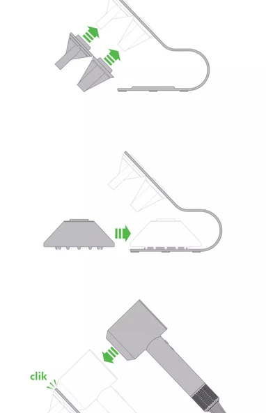 Dyson Saç Kurutma Makinesi Askısı - Siyah Nikel (Model 2) - 4