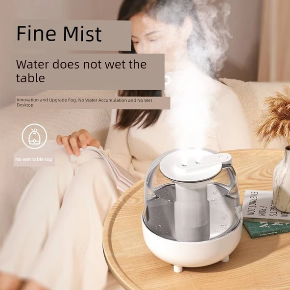Denizaltı 3.5L İkili Sprey Sis Atmosfer Işığı Hava Nemlendirici - 3