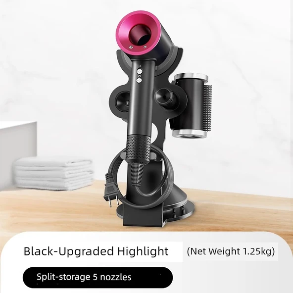 Dyson Saç Kurutma Makinesi Askısı - Donuk Siyah