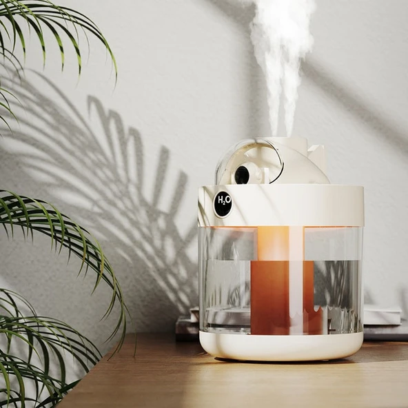 Denizaltı 3.5L İkili Sprey Sis Atmosfer Işığı Hava Nemlendirici