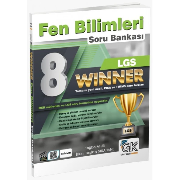 Güray Küçük Akademi Gür 8. Sınıf Fen Bilimleri Winner Soru Bankası