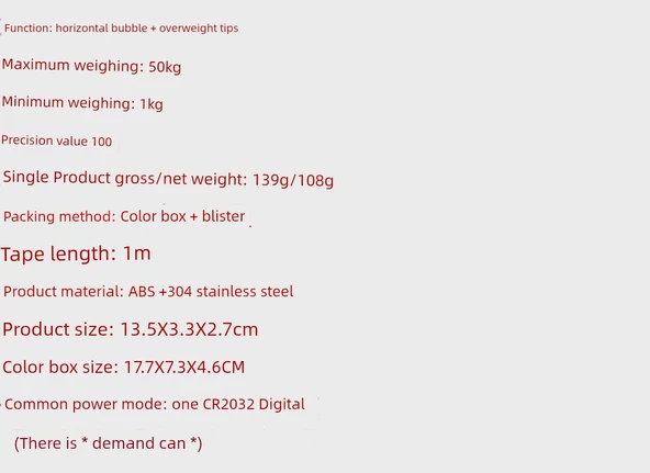 50kg Dijital Bagaj Tartısı - Geliştirilmiş Kanca - 6