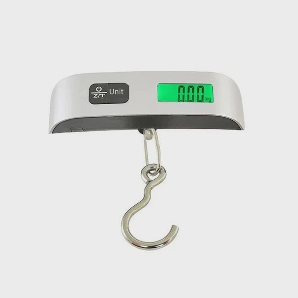 Taşınabilir Dijital Bagaj Tartısı - Siyah - 50kg Kapasite - 6