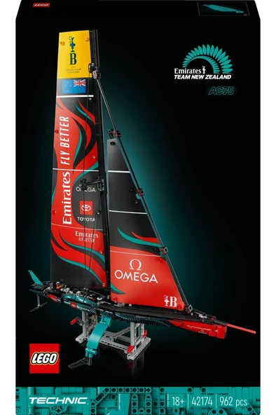 LEGO ® Technic Emirates Team New Zealand AC75 Yat 42174 - Yetişkinler için  Yapım Seti (962 Parça) - 9