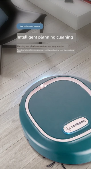 Akıllı Temizlik Robotu Otomatik Süpürge - Beyaz - 100-999 Adet - 11
