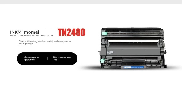Brother MFC-L2710DW Uyumlu Toner TN2480 - İki Adet Büyük Kapasite Toz Kutusu - 3
