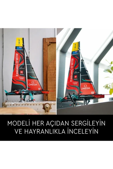 LEGO ® Technic Emirates Team New Zealand AC75 Yat 42174 - Yetişkinler için  Yapım Seti (962 Parça) - 4