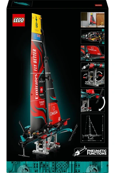 LEGO ® Technic Emirates Team New Zealand AC75 Yat 42174 - Yetişkinler için  Yapım Seti (962 Parça) - 3