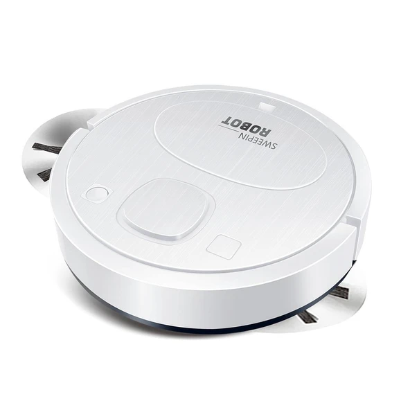 Akıllı Temizlik Robotu 8028 Siyah - Normal Pil - 6