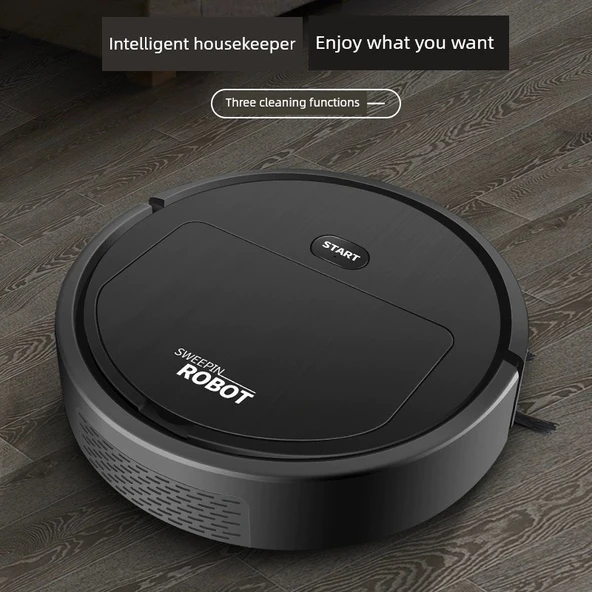 K235 Beyaz Akıllı Mini Süpürme Robotu - Süpürme, Vakumlama, Mop - 2
