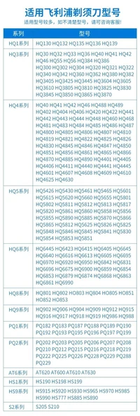 Elektrikli Traş Makinesi Yedek Bıçak Başlığı Ağız Kapağı - Q4 1 Bıçak Ağız 1 Bıçak - 4