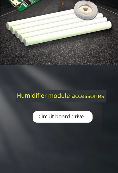 USB Nemlendirici Modülü - 3 Başlı Atomize Plastik Sabitleme Braketi - 7