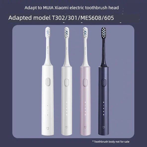 Diş Fırçası Ucu - Beyaz - 4 Adet - T301/T302 Uyumlu - 3