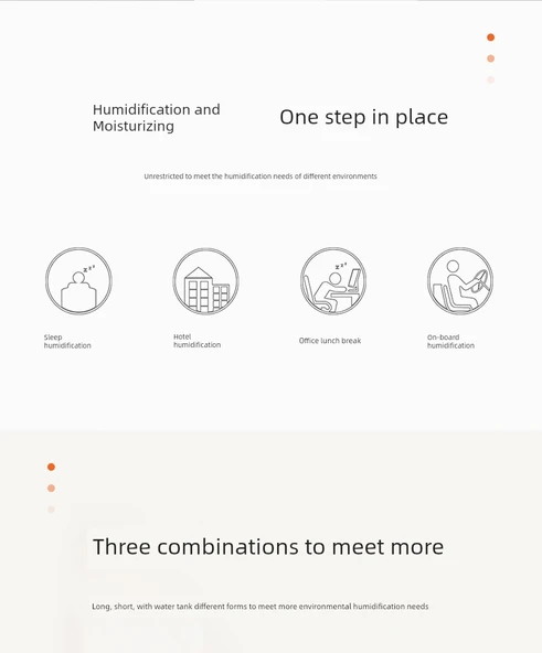 USB Masaüstü Mineral Su Şişesi Kaplı Nemlendirici - İnci Beyaz USB Tak-Çalıştır + Şarj Başlığı - Resim 10