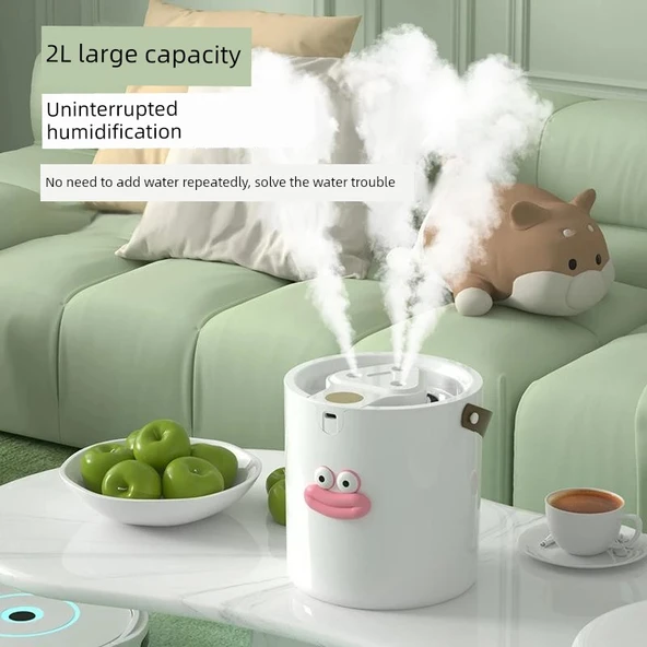 Alman Tarzı Nemlendirici - Beyaz - Büyük Kapasite - USB - Dopamin Sosis Ağızlı - 3