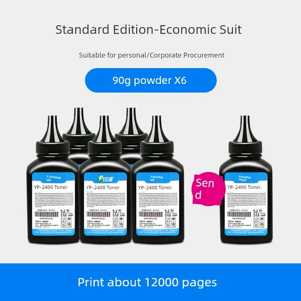 OEP400dn Standart Toner - Ekonomik Set A (12000 Sayfa) - 5 Al 1 Bedava (6 Şişe)