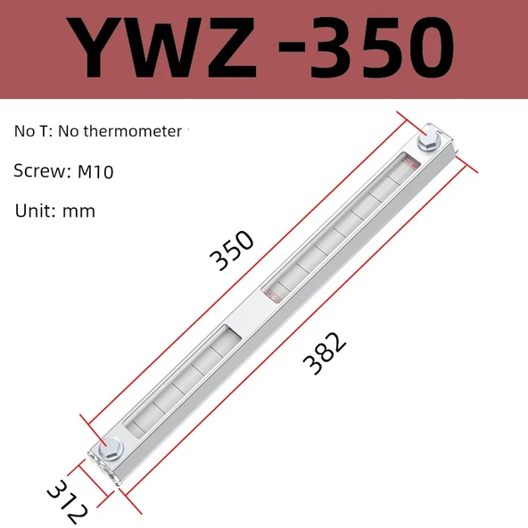 Şeffaf Su Tankı Sıvı Göstergesi - YWZ-350 Termometresiz