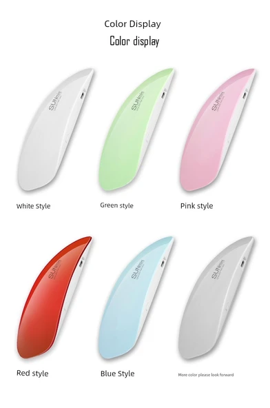 Taşınabilir USB Mini Oje Kurutma Lambası - Q7 Yumurta Kabuğu Pembe - 10