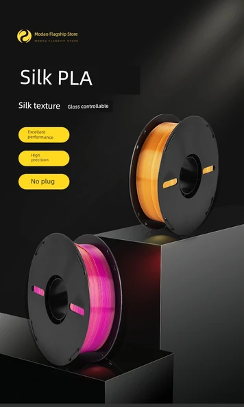PLA İpek Filament - Üç Renk [Altın/Bakır/Siyah] - 7