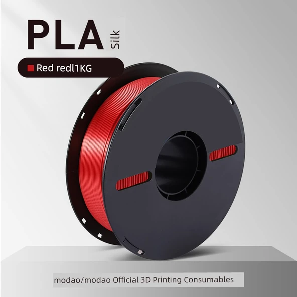 PLA İpek Filament - Tek Renk [Kırmızı]