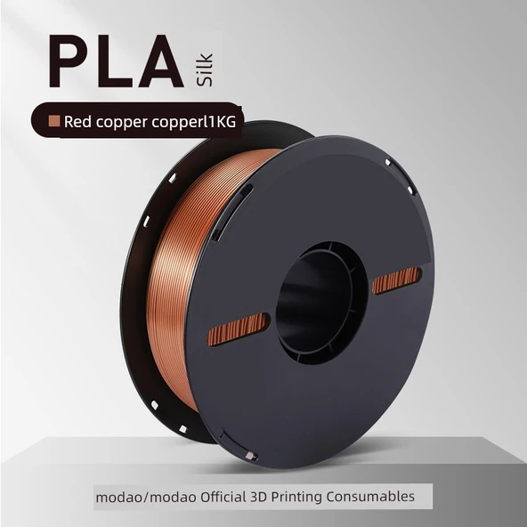 PLA İpek Filament - Tek Renk [Kırmızı Bakır]