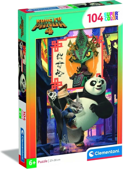 Clementoni 104 Parça Puzzle Kung Fu Panda 25781