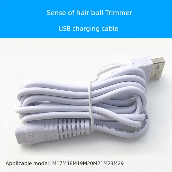 USB Şarjlı Kumaş Tüy Alma Aleti - USB Şarj Kablosu - 2