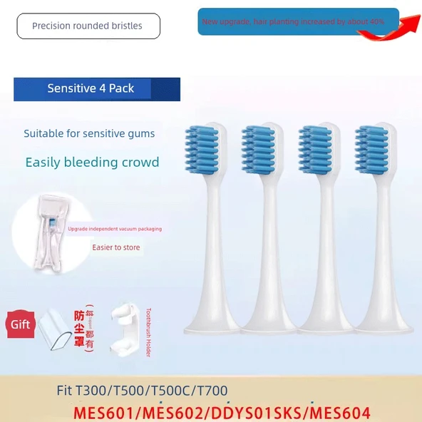 Xiaomi Elektrikli Diş Fırçası Yedeği - T300/T500 Hassas Tip 4