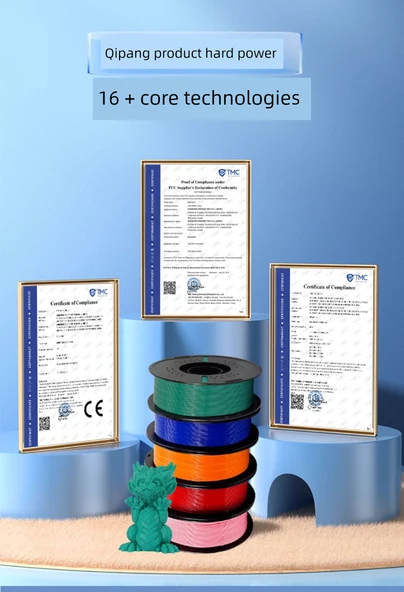 3D Yazıcı PETG Filament - Koyu Mavi - 3KG - 1.75mm - Nötr Ambalaj - 10