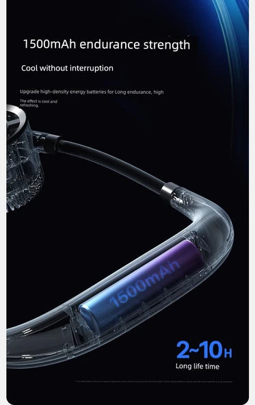 Halterneck Fan - Kar Büyüsü Kenarı - 5000mAh - Soğuk Rüzgar - 11