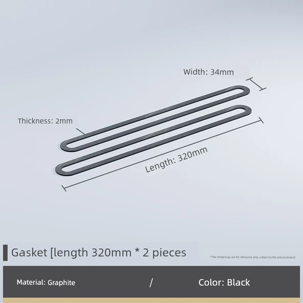 Su Seviyesi Göstergesi - 320x34x2mm Grafit Conta [2 Parça]
