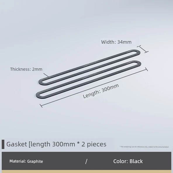 Su Seviyesi Göstergesi - 300x34x2mm Grafit Conta [2 Parça]