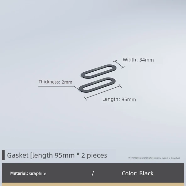Su Seviyesi Göstergesi - 95x34x2mm Grafit Conta [2 Parça]