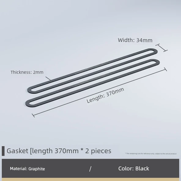 Su Seviyesi Göstergesi - 370x34x2mm Grafit Conta [2 Parça]