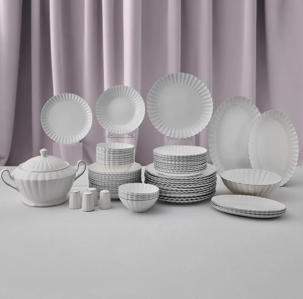 Aryıldız Sintra Platin 60 Parça Yemek Takımı - 3