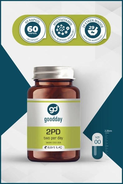 GOODDAY Goodday 2pd Two Capsule Per Day 60 Kapsül - 4