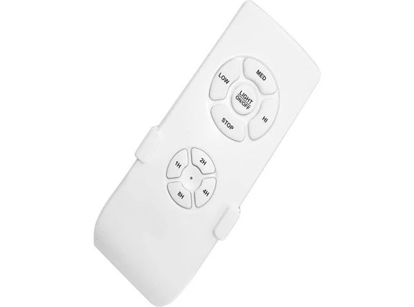 Blackwell Kumandalı 6 Mdf Kanat Lambalı Tavan Vantilatörü Beyaz - Resim 2