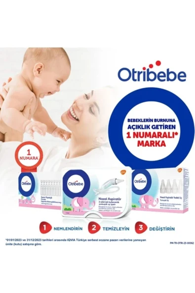 OTRİBEBE Nazal Burun Aspiratörü Yedek Uç (10 ADET) - 6