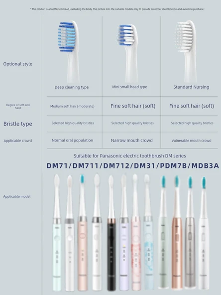 Elektrikli Diş Fırçası Yedeği - Mini Küçük Başlık Tipi - 4 Adet - 2