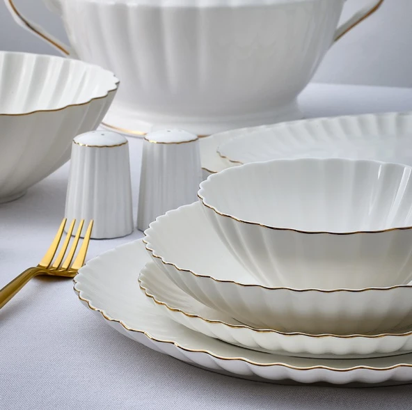 Aryıldız Sintra Gold 60 Parça Yemek Takımı - 2