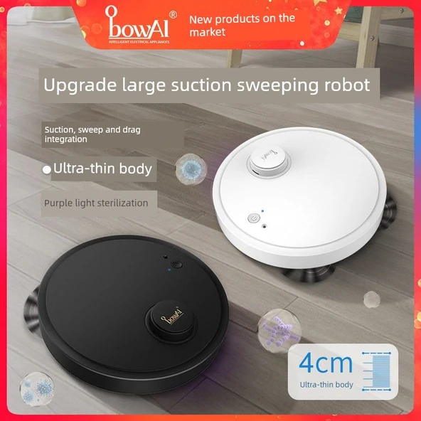 Akıllı Süpürme Robotu - Beyaz Resmi Standart + Hediye - 4